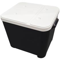 Container Porta Ração Canister Plástico com Tampa Protege Conserva Furacão Pet 15 Kg Black Container Porta Ração Canister Plástico com Tampa Protege Conserva Furacão Pet 15 Kg Black