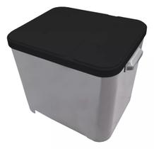Container Porta Ração Capacidade 15Kg Cinza - Furacão Pet