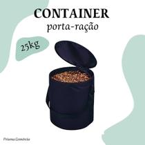 Container Porta Ração de Cães e Gatos - Impermeável - 25KG - Modelo com Alças - VILA FLOR