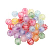 Contas Acrílicas Coloridas Em Forma De Abóbora 8-20mm Contas Soltas Redondas Para Fazer Joias DIY Contas Acrílicas Coloridas Em Forma De Abóbora 8-20mm Contas Soltas Redondas Para Fazer Joias DIY
