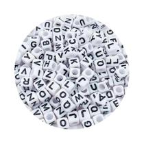 Contas De Acrílico Mistas Em Formato De Alfabeto 100 200 300 500 Peças Contas Soltas Quadradas Para Contas De Acrílico Mistas Em Formato De Alfabeto 100 200 300 500 Peças Contas Soltas Quadradas Para