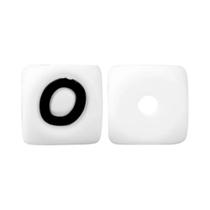 Contas De Alfabeto De Silicone Branco 50 Peças 12mm Pulseira Diy Corrente De Chupeta Acessórios Para