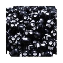 Contas De Caveira Acrílicas Coloridas 30 Peças Espaçador De Furo Vertical Para Pulseira DIY Colar