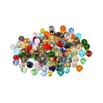Contas De Cristal Redondas De Vidro 4mm 6mm 8mm 300pcs Soltas Para DIY Artesanato Pulseira Colar