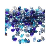 Contas De Cristal Verde Em Forma De Gota 30 Peças 8x13mm Facetadas Soltas Para Acessórios De Joias