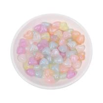 Contas De Estrela Brilhantes De Cor Sereia 10mm 50 Peças Espaçador Solto Acrílico Para Joias DIY