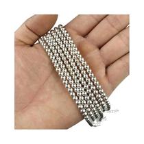 Contas De Hematita Cor Dourada 14k De Pedra Natural 2-10mm Contas Soltas Redondas Para Pulseiras De