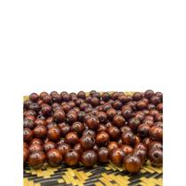 Contas de Madeira Premium 14mm - Aprox 150 peças - Montagem de Bijuterias e Confecção de Artesanato Contas de Madeira Premium 14mm - Aprox 150 peças - Montagem de Bijuterias e Confecção de Artesanato