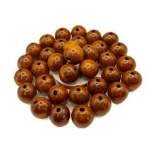 Contas de Madeira Premium 30 mm 100g