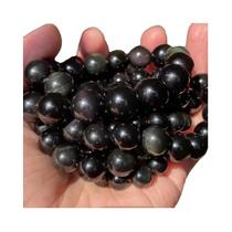 Contas De Pedra Natural 45pcs Quartzo Rosa Olho De Tigre Obsidiana Negra Para DIY Pulseira Colar