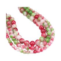 Contas De Pedra Natural De Turmalina Melancia Jade Soltas Para DIY, Fabricação De Joias, Colares E