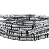 Contas De Pedra Natural Em Forma De Moeda De Hematita Cor Prata 3 4 6 8MM Redondas Planas Para DIY