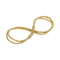 Contas De Pedra Natural Hematita Banhadas a Ouro 3A+ Com Retenção De Cor Em Vários Formatos Para