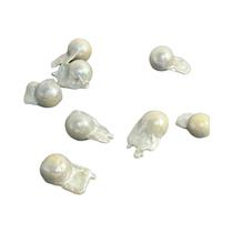 Contas De Pérola Barroca 5pcs, Espaçadores Soltos Em Forma De Cauda De Peixe Não Porosos Para DIY