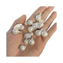 Contas De Pérola Barroca Em Forma De Cauda De Peixe 3PCS Sem Furo Espaçadoras Soltas Para DIY Joias