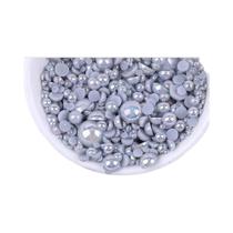 Contas De Pérola Imitada ABS Em Forma De Meia Lua 3-12mm Para DIY Artesanato Em Unhas E Confecção De