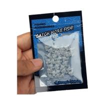 Contas De Pesca Transparentes Com Duplo Furo 30PCS Acessórios Para Conector De Rig Sabiki 3 Vias