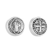 Contas De São Bento Para Exorcismo Cristão, 50 Peças, Conectores De Medalha Pequenos Para Fazer