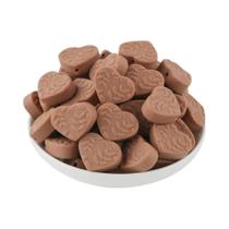 Contas De Silicone Em Forma De Coração 10 Peças Padrão De Folha Contas Focais Sólidas Acessórios De