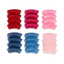 Contas De Tubo De Acrílico Coloridas 12MM Chunky Bent Pipe 24pcs Acessórios Para DIY Pulseira Colar