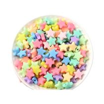 Contas De Urso Fofas 30 Peças Makaron AB Espaçador Acrílico Para Chaveiro Pingente Colar Brinco