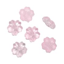 Contas De Vidro Coloridas Em Formato De Flor 30 Peças, Contas Espaçadoras De Cinco Pétalas Para