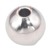 Contas Espaciadoras De Aço Inoxidável 20-100pcs Charme Redondo 3-8mm Suprimentos Para Fazer Joias