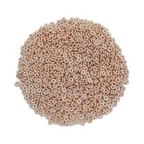 Contas Espaciadoras Em Forma De Floco De Neve Em Ouro Rosa E Prata 6MM 200 Peças Para Fazer