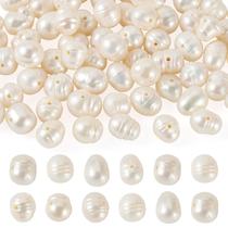Contas FASHEWELRY 70 peças de pérolas naturais de água doce 6 mm