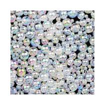 Contas Redondas De Acrílico Branco Transparente 6mm 8mm 10mm Suprimentos Para Confecção De Joias
