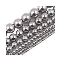 Contas Redondas De Hematita Cor Dourada 2-10MM Espaçadores De Pedra Natural Para DIY Joias Pulseiras