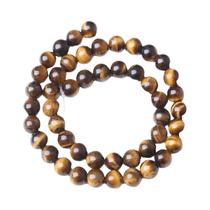 Contas Soltas Redondas De Pedra Natural Olho De Tigre 6/8/10mm Qualidade A+ Para DIY Joias Pulseira