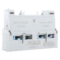 Contato Auxiliar Frontal 1NA + 1NF Para DM3 Metaltex