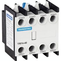 Contato Auxiliar Frontal para Contator Tramontina TRF4-40 4NA Contato Auxiliar Frontal para Contator Tramontina TRF4-40 4NA