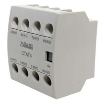 Contato Auxiliar Tripolar Frontal CTAT4-40 16A 4NA Metaltex