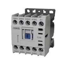 Contator Auxiliar Frontal CX6-B0-31 16A 24VCC 3NA+1NF Metaltex