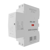 Contator Circuitos de Comando Modular 2 Polos, 2NF, 40A, 220V Exatron