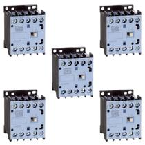 Contator Mini Weg 1NA 7A 220V Cw07 Tripolar 50Hz 5 peças