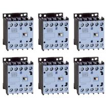 Contator Mini Weg 1NA 7A 220V Cw07 Tripolar 50Hz 6 peças