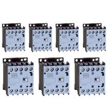 Contator Mini Weg 1NA 7A 220V Cw07 Tripolar 50Hz 7 peças