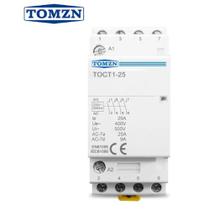 Contator Modular 25A 4 Polos NA TOMZN TOCT1-25 220V