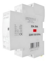 Contator Modular Bipolar 25A 2 Polos 2Na 220 Volts Contatora