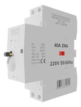 Contator Modular Bipolar Chave 40A Chave 2Na 2 Polos Contato