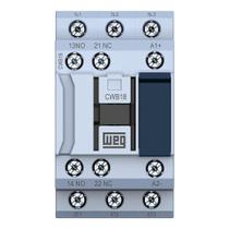 Contator Tripolar CWB18-11-30 18A 220V 1NA + 1NF Weg