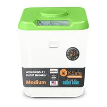Contêiner com bloqueio de tempo, seguro para cozinha, verde médio para telefones