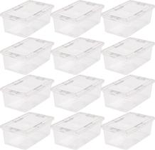 Contêiner de armazenamento IRIS USA 7L de plástico com tampa de travamento