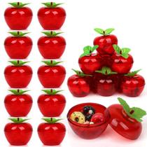 Contêiner foci cozi Apple Christmas Toy Plastic, pacote com 20 Contêiner foci cozi Apple Christmas Toy Plastic, pacote com 20