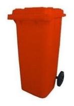 Conteiner Lixeira Plastica 120l Contentor Com Rodas Vermelho Conteiner Lixeira Plastica 120l Contentor Com Rodas Vermelho