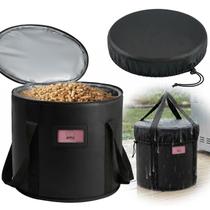Contêineres de Armazenamento para Pellets de Madeira TOHONFOO 14,5 kg com Tampa Impermeável, Caixa para Pellets de Madeira à Prova de Umidade Compatível com Traeger/Pit Boss, Contêiner Portátil para Carvão com Proteção Anti-Choque e Anti-Trinca Contêineres de Armazenamento para Pellets de Madeira TOHONFOO 14,5 kg com Tampa Impermeável, Caixa para Pellets de Madeira à Prova de Umidade Compatível com Traeger/Pit Boss, Contêiner Portátil para Carvão com Proteção Anti-Choque e Anti-Trinca
