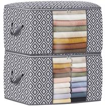 Contêineres de armazenamento StorageTastic Direct 100L, pacote com 2 unidades, cinza Contêineres de armazenamento StorageTastic Direct 100L, pacote com 2 unidades, cinza